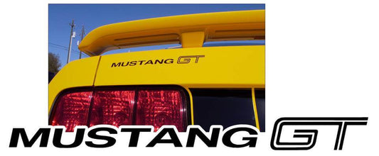 Mustang GT Trunk Lid Decal - K179-BK-1-K179-BK-2-  DRIVEN - 1