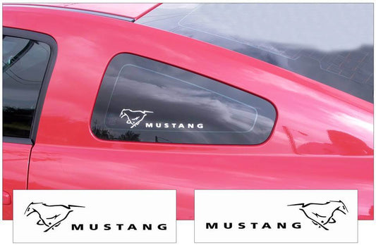Mustang Retro Pony with Mustang Name Decal Set - K185-AWH-1-K185-AWH-2-  DRIVEN - 1