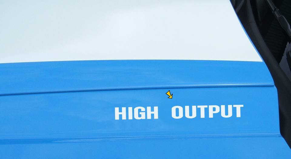 2010-14 Mustang Hood Rise Designation Name Decal Set - High Output - K403-BK-1-K403-BK-2-  DRIVEN - 1