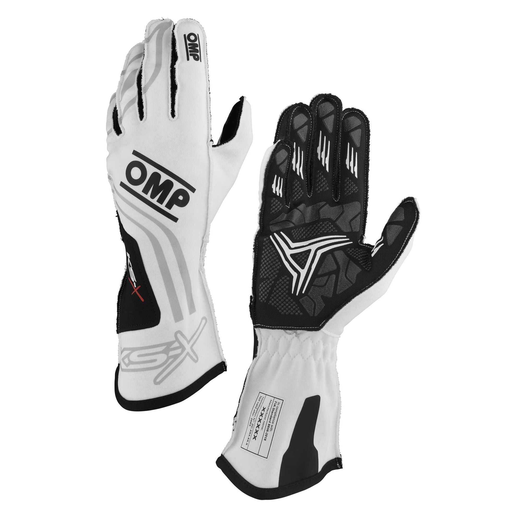 OMP | KS-X Kart Gloves | FIA 8877-2022 - KB0-2751-A01-071-004-KB0-2751-A01-071-005-KB0-2751-A01-071-006-KB0-2751-A01-071-XXS-KB0-2751-A01-071-XS-  DRIVEN - 3