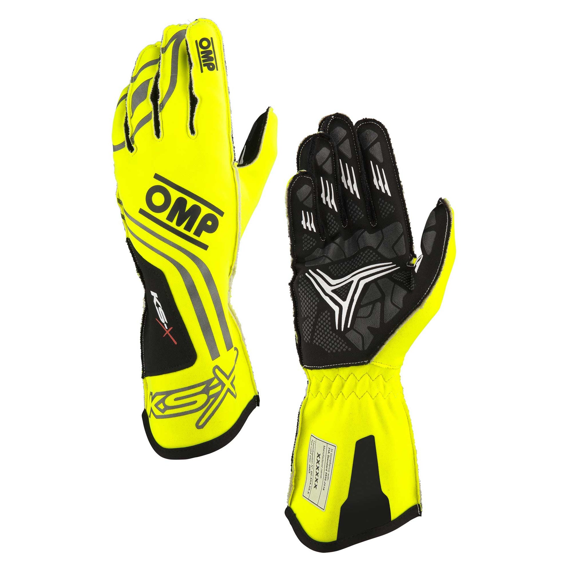 OMP | KS-X Kart Gloves | FIA 8877-2022 - KB0-2751-A01-071-004-KB0-2751-A01-071-005-KB0-2751-A01-071-006-KB0-2751-A01-071-XXS-KB0-2751-A01-071-XS-  DRIVEN - 2
