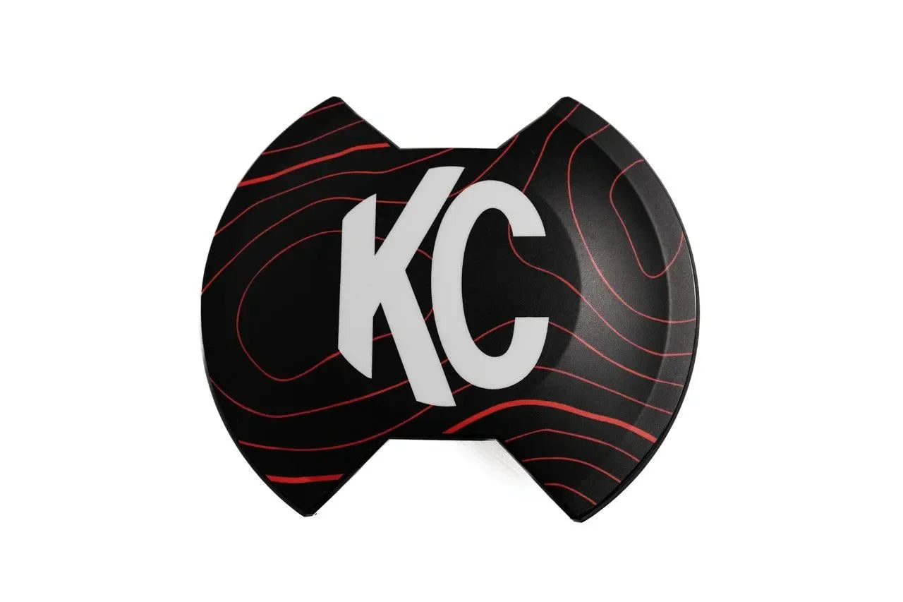 KC HiLITES 8" SlimLite LED Cover Topo Overlays - Universal - KCHISL.WH.CG-KCHISL.WH.CODE-KCHISL.WH.RACE-  DRIVEN - 4