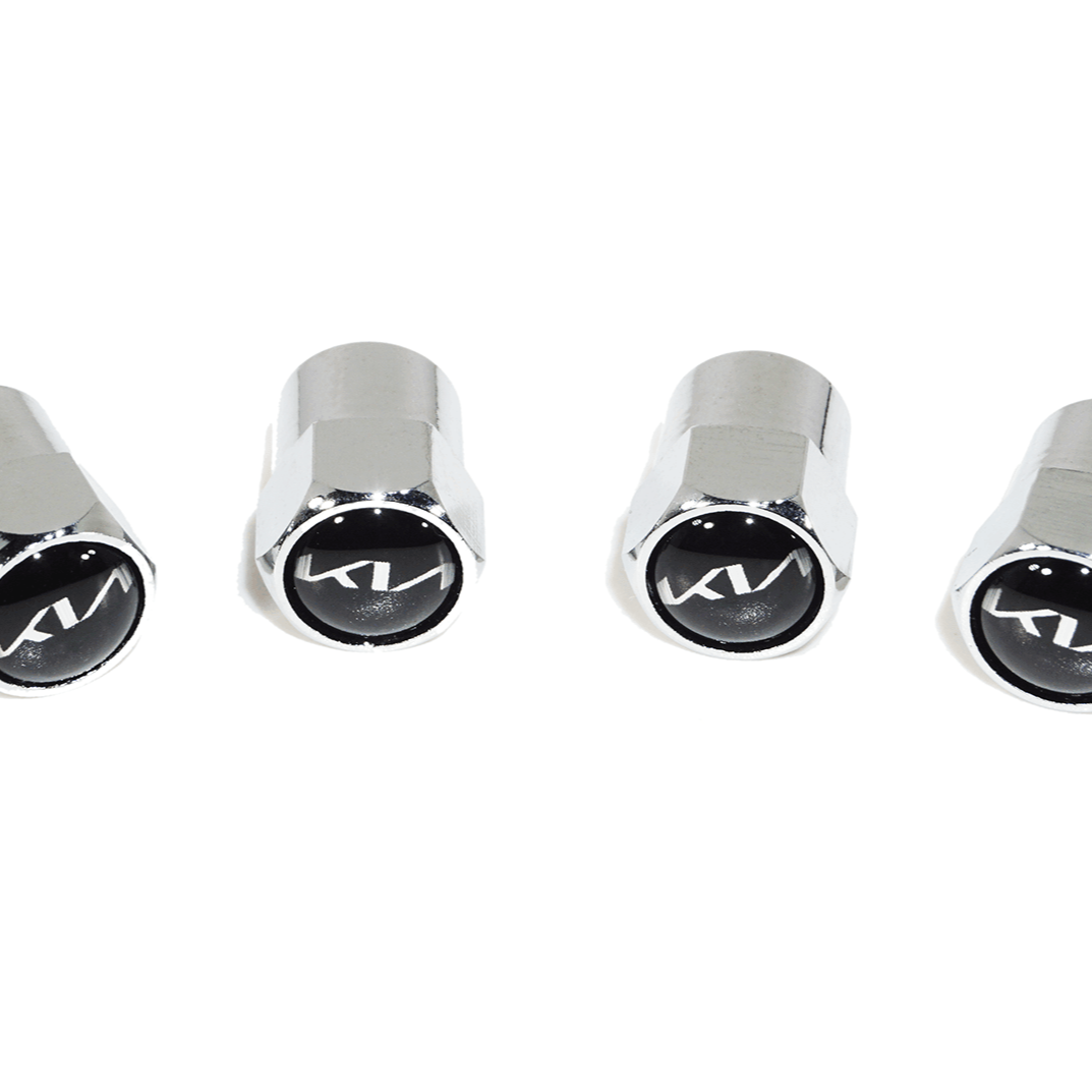 Chrome Valve Stem Tire Caps, Style: KIA - ZSD-374579-  DRIVEN - 3