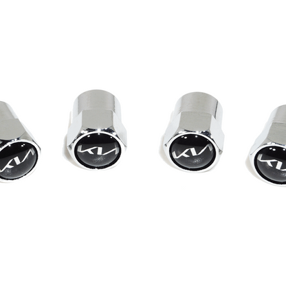 Chrome Valve Stem Tire Caps, Style: KIA - ZSD-374579-  DRIVEN - 3