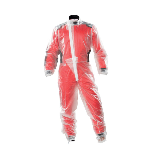 OMP | Rain Overall – Transparent Waterproof Kart Oversuit - KK0-3106-A01-004-XS-KK0-3106-A01-004-S-KK0-3106-A01-004-M-KK0-3106-A01-004-L-KK0-3106-A01-004-XL-  DRIVEN - 1
