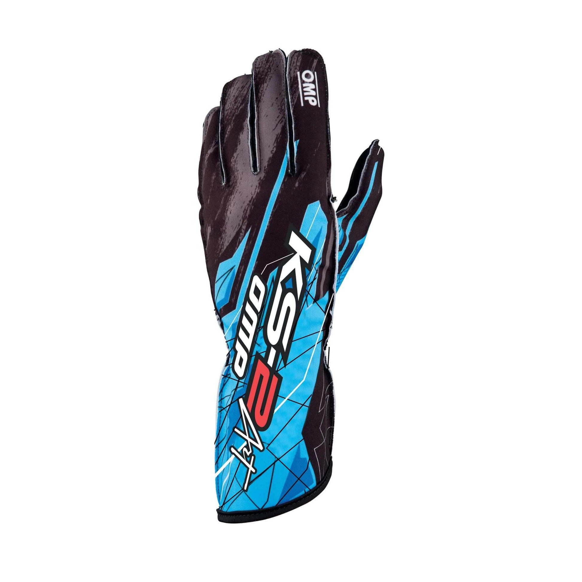 OMP Racing - OMP KS-2 Art - Kart Racing Gloves - Blue