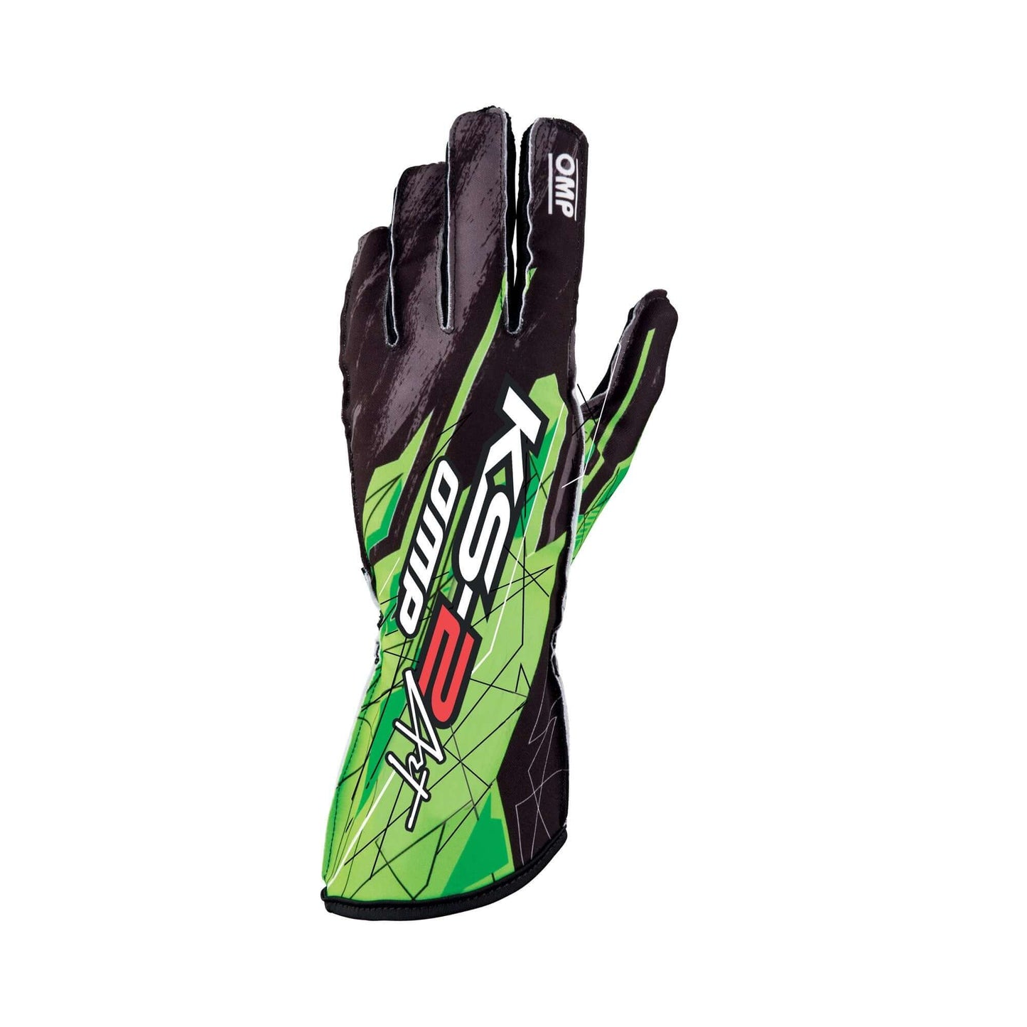 OMP Racing - OMP KS-2 Art - Kart Racing Gloves - Green