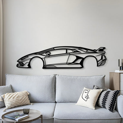 2018 Aventador SVJ Metal Car Wall Art - MT0613 - MT0613B49L-MT0613B69L-MT0613B80L-MT0613B99L-MT0613B120L-  DRIVEN - 4