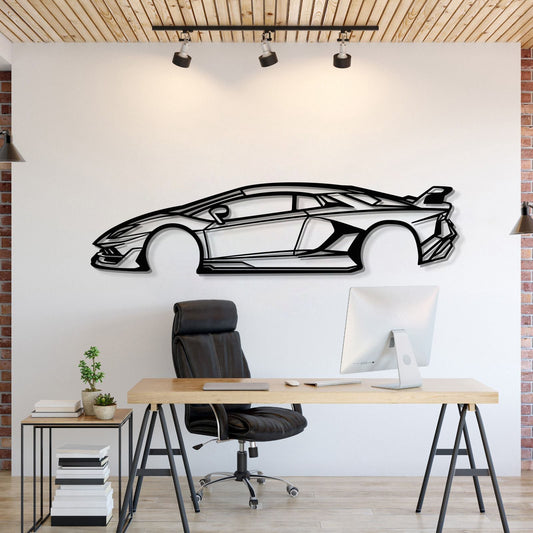 2018 Aventador SVJ Metal Car Wall Art - MT0613 - MT0613B49L-MT0613B69L-MT0613B80L-MT0613B99L-MT0613B120L-  DRIVEN - 1