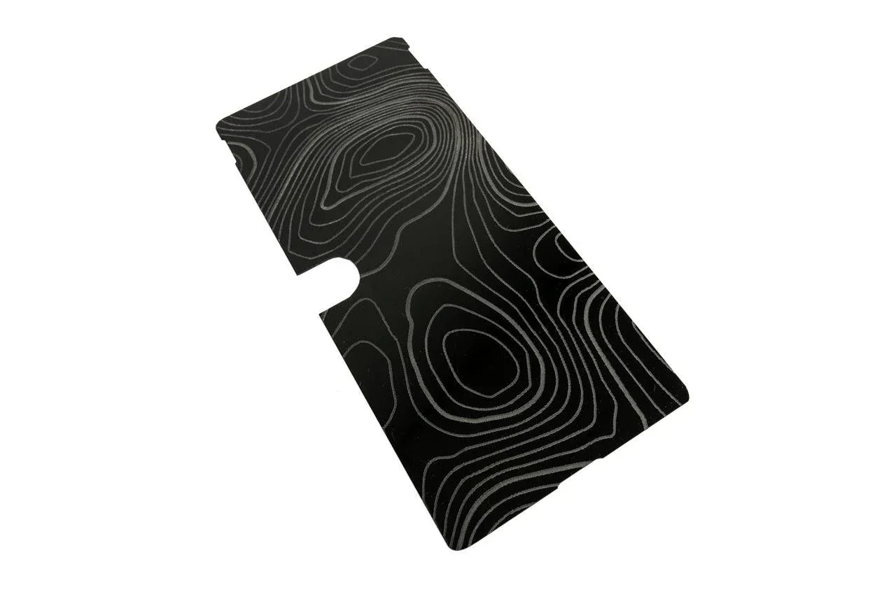 Laser Series Acrylic Fuse Box Cover Overlay - 2021+ Bronco / 2024+ Ranger - 21BRONCOLZRFUSECVR-DAF-21BRONCOLZRFUSECVR-TOPO-  DRIVEN - 4