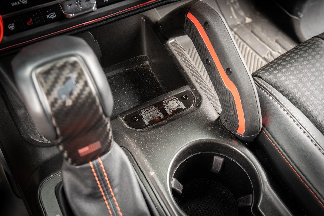 Laser Series Acrylic Shifter Trim Insert - 2021+ Bronco - sfb21BRNLZRSHIFT-DAF-sfb21BRNLZRSHIFT-BP-  DRIVEN - 6