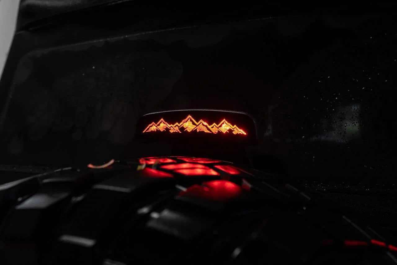 Laser Series Acrylic Third Brake Light Overlay - 2021+ Bronco - 21BRNLASERBRAKE-MR-21BRNLASERBRAKE-SIWV1-21BRNLASERBRAKE-SIWV2-  DRIVEN - 3