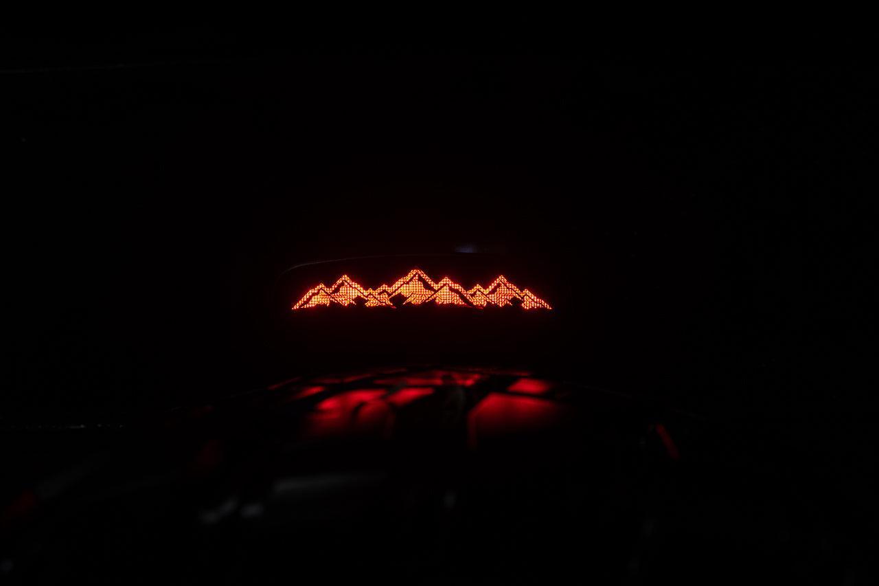 Laser Series Acrylic Third Brake Light Overlay - 2021+ Bronco - 21BRNLASERBRAKE-MR-21BRNLASERBRAKE-SIWV1-21BRNLASERBRAKE-SIWV2-  DRIVEN - 4