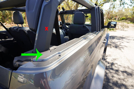 Ledge Protection - 2021+ Bronco 2/4 Door - 21BRNCLP4-3DBCF-21BRNCLP2-3DBCF-21BRNCLP2-CLPPF-21BRNCLP2-CLPPF-  DRIVEN - 1