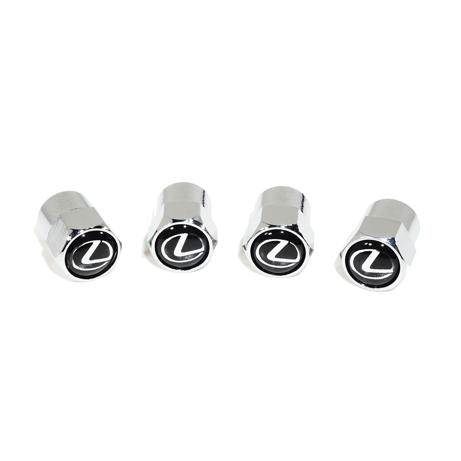 Chrome Valve Stem Tire Caps, Style: Lexus - ZSD-577581-  DRIVEN - 1
