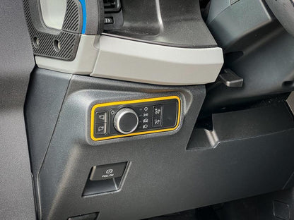 Light Switch Outline - 2021+ Bronco / Bronco Sport / 2022+ Maverick - 21BRONCOLSOL-BO-21BRONCOLSOL-BG-21BRONCOLSOL-OR-21BRONCOLSOL-RD-21BRONCOLSOL-BL-  DRIVEN - 2