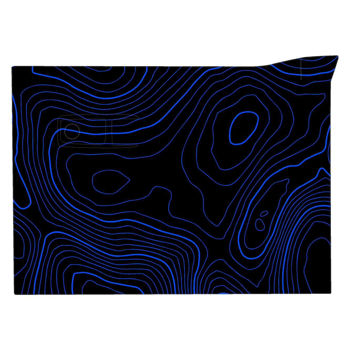 Topo Glovebox Overlay Kit (Printed Series) - 2021+ Bronco - 21BRNGLOVE-TPAMBL-21BRNGLOVE-TPA51L-21BRNGLOVE-TPAZL-21BRNGLOVE-TPCGL-21BRNGLOVE-TPCBNL-  DRIVEN - 20