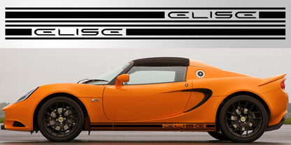 Lotus Elise Triple Stripe Vinyl Decals - sku-50952437170308-sku-50952437203076-sku-50952437235844-sku-50952437268612-sku-50952437301380-  DRIVEN - 1