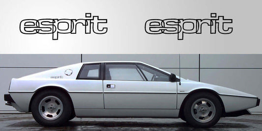 Lotus Esprit Side Decals - sku-50952434221188-sku-50952434253956-sku-50952434286724-sku-50952434319492-sku-50952434352260-  DRIVEN - 1
