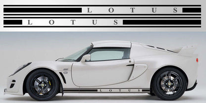 Lotus Exige Triple Stripe Vinyl Decals - sku-50952436285572-sku-50952436318340-sku-50952436351108-sku-50952436383876-sku-50952436416644-  DRIVEN - 1