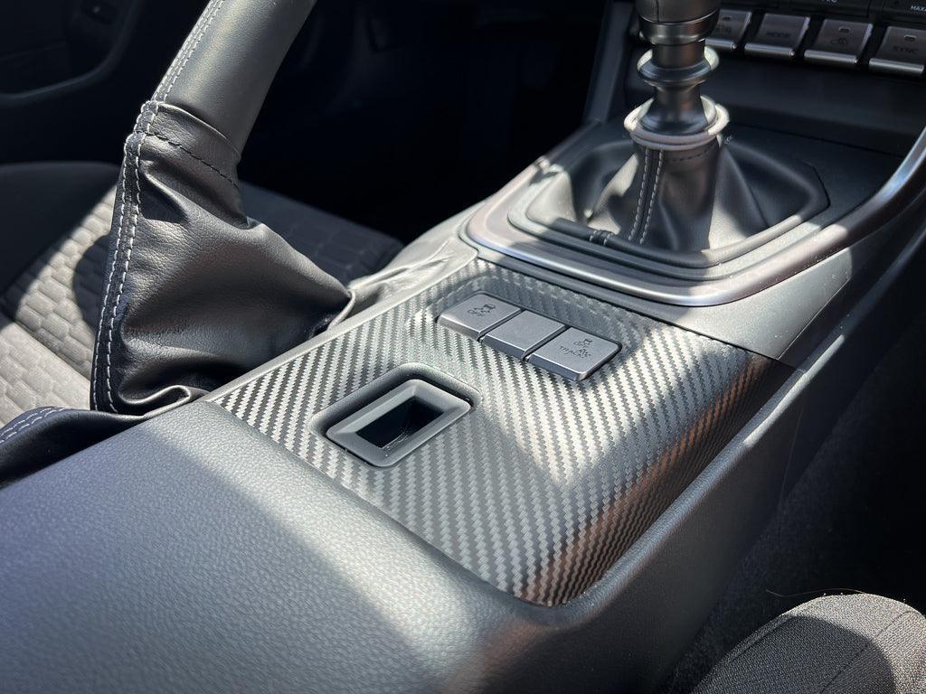 Lower Console Trim 3D Carbon Overlay - 2022+ BRZ / GR86 - 22BRZLWCONLHDMT-3DB-22BRZLWCONRHDMT-3DB-22BRZLWCONLHDAT-3DB-22BRZLWCONRHDAT-3DB-  DRIVEN - 1