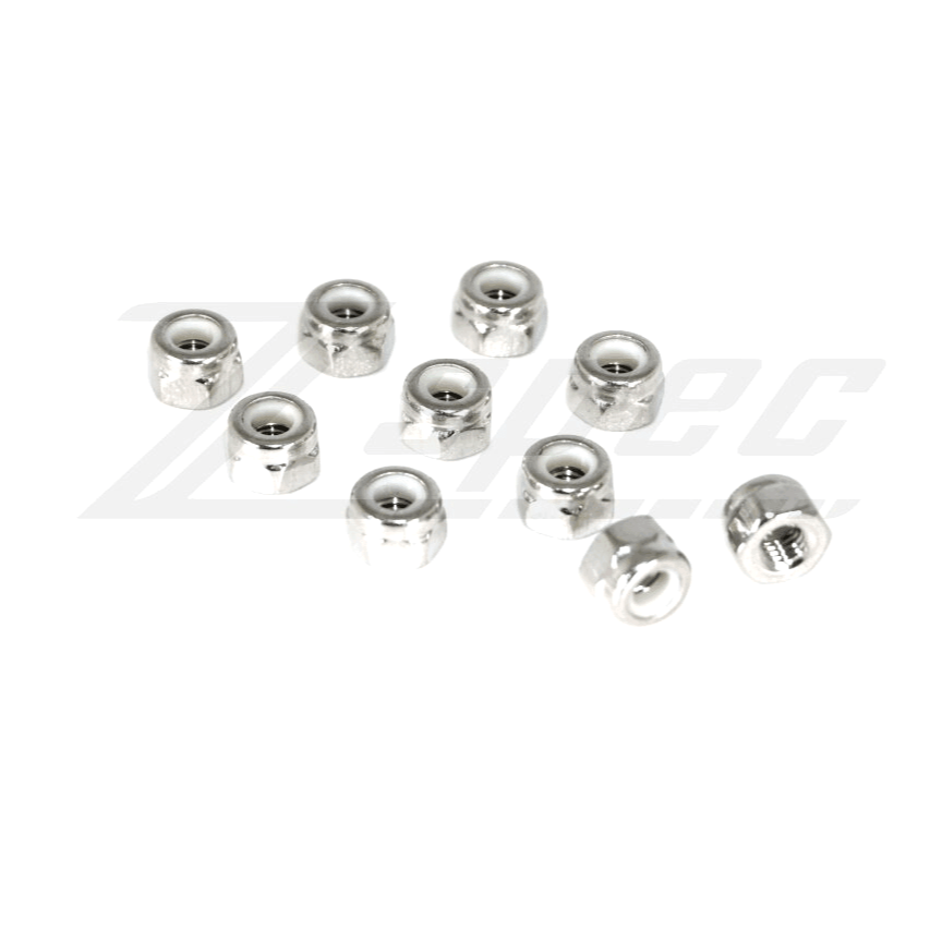 ZSPEC M5-0.8 Nylon Lock Nuts, Stainless SUS304, 10-Pack - ZSD-567117-  DRIVEN - 2
