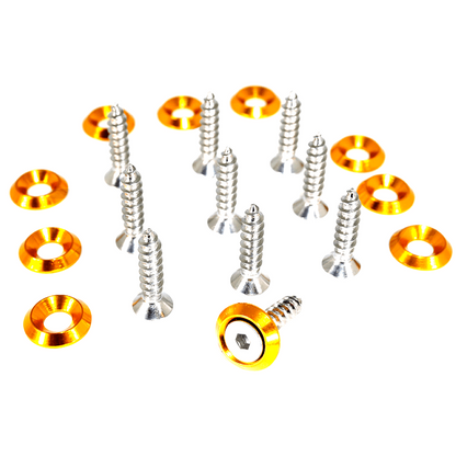 ZSPEC M5x20mm Coarse Fasteners w/Colored Washers, 10-Pack - ZSD-380587-ZSD-380594-ZSD-380600-ZSD-380617-ZSD-380624-  DRIVEN - 1