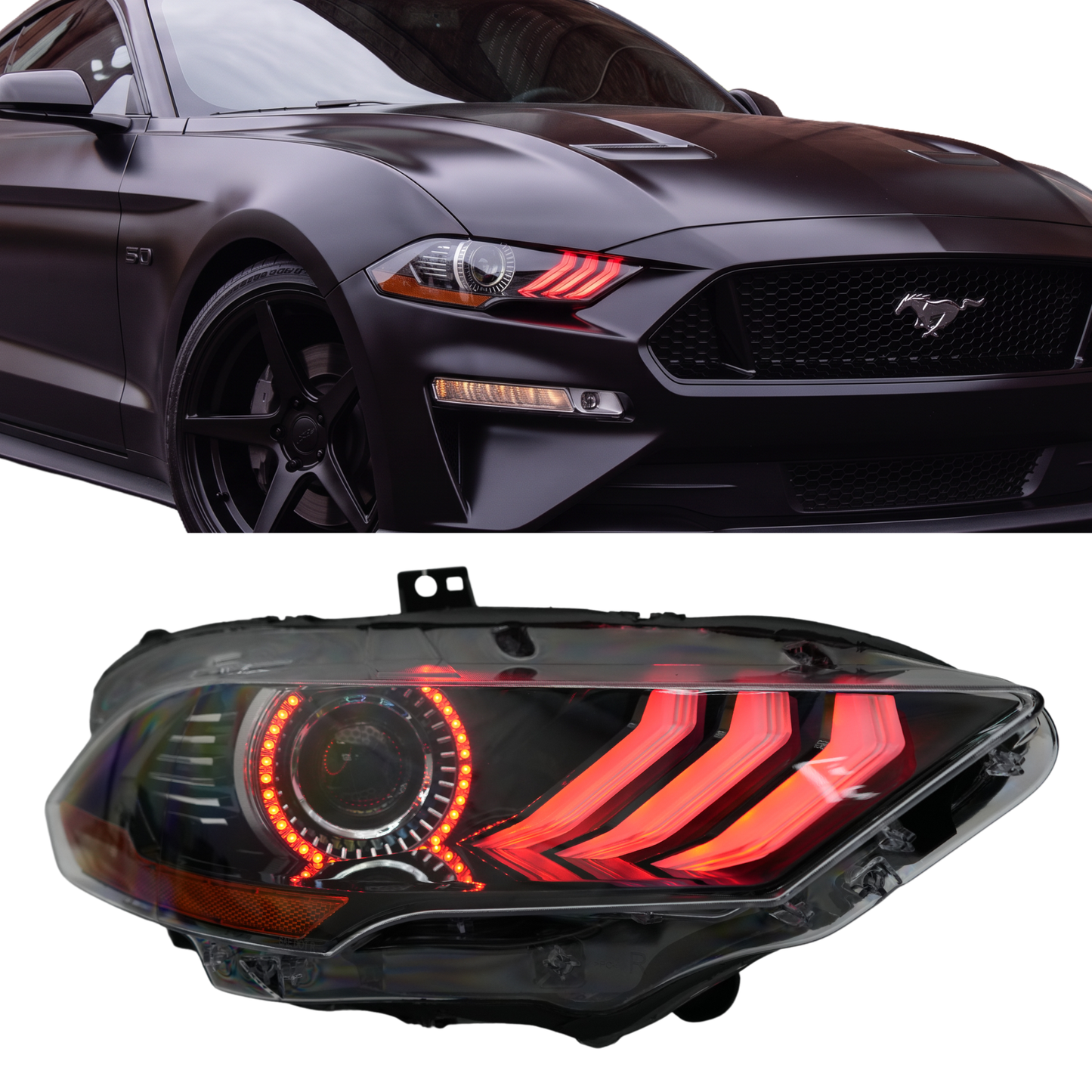Ford Mustang Flow Series DRL Boards (2018-2023) - F17 | A19 | P2   - BX1-  DRIVEN - 1