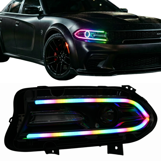 Dodge Charger Flow Series DRL Boards 2.0 | Diffused LED (2015-2023) - E17 | A21 |P2   - BX12-E17 | B10 | B31 | A23 | A21 | P2   - BX12-E17 | B1 | B34 | A21 | P2   - BX12-E17 | B10 | B1 | B31 | B34 | A23 | A21 | P2   - BX12-  DRIVEN - 1