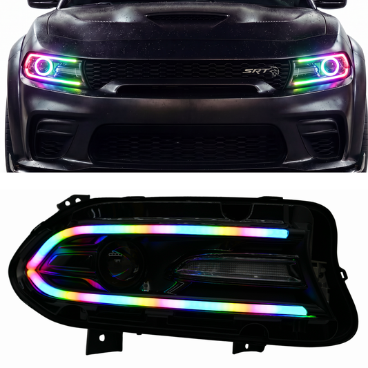 Dodge Charger Flow Series DRL Boards | Diffused LED (2015-2023) - E17 | A21 |P2   - BX12-  DRIVEN - 1