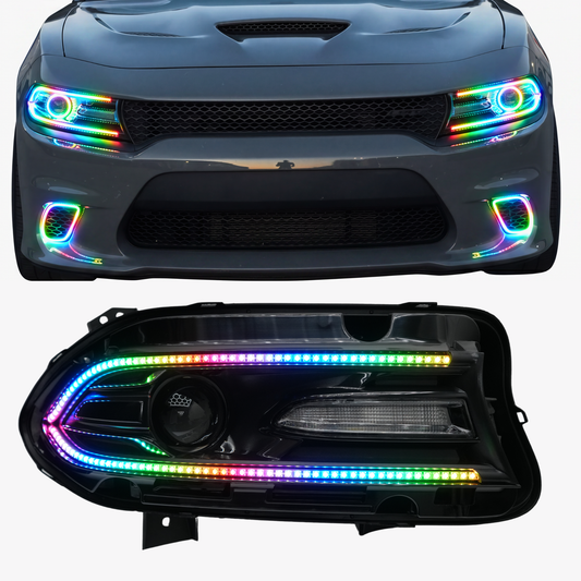Dodge Charger Flow Series DRL Boards (2015-2024) - E18 | A21 | P2   - BX12-  DRIVEN - 1