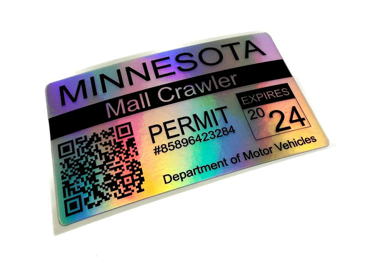 Mall Crawler Permit Sticker 3.5" - All States - sfbMLCRWPT-AL-sfbMLCRWPT-ALH-sfbMLCRWPT-AK-sfbMLCRWPT-AKH-sfbMLCRWPT-AZ-  DRIVEN - 11