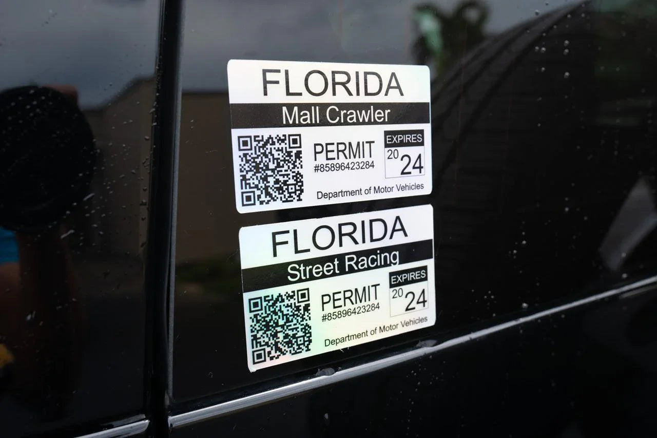 Mall Crawler Permit Sticker 3.5" - All States - sfbMLCRWPT-AL-sfbMLCRWPT-ALH-sfbMLCRWPT-AK-sfbMLCRWPT-AKH-sfbMLCRWPT-AZ-  DRIVEN - 9