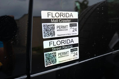 Mall Crawler Permit Sticker 3.5" - All States - sfbMLCRWPT-AL-sfbMLCRWPT-ALH-sfbMLCRWPT-AK-sfbMLCRWPT-AKH-sfbMLCRWPT-AZ-  DRIVEN - 9