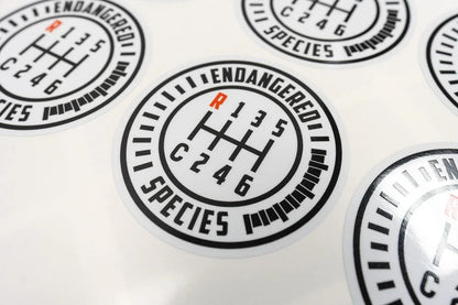 Manual Transmission Endangered Species Sticker - 2021+ Bronco MT - 21BRN6MT-STICKERWH-21BRN6MT-STICKERBK-  DRIVEN - 3