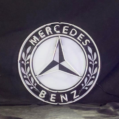 Mercedes Benz Auto Car Logo Neon Signs - CN024-  DRIVEN - 3