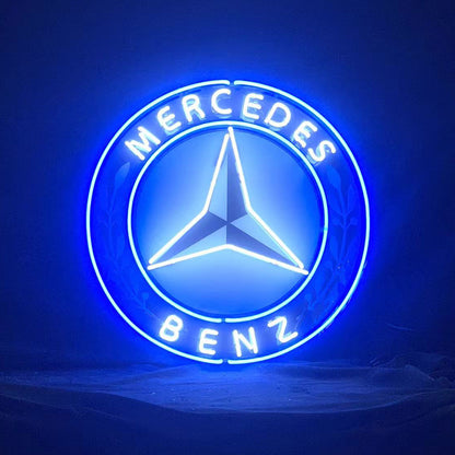 Mercedes Benz Auto Car Logo Neon Signs - CN024-  DRIVEN - 1