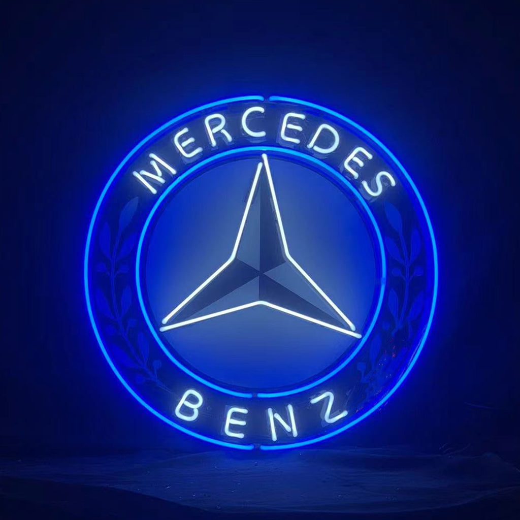 Mercedes Benz Auto Car Logo Neon Signs - CN024-  DRIVEN - 2