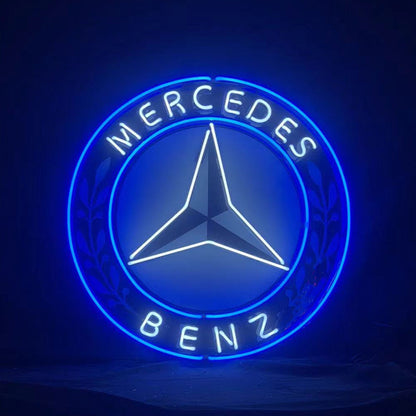 Mercedes Benz Auto Car Logo Neon Signs - CN024-  DRIVEN - 2