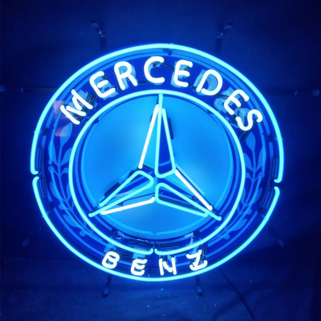 Mercedes Benz Auto Car Logo Neon Signs Light - CN024B-  DRIVEN - 1