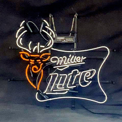 Miller Lite Deer Neon Signs - MA062-  DRIVEN - 3