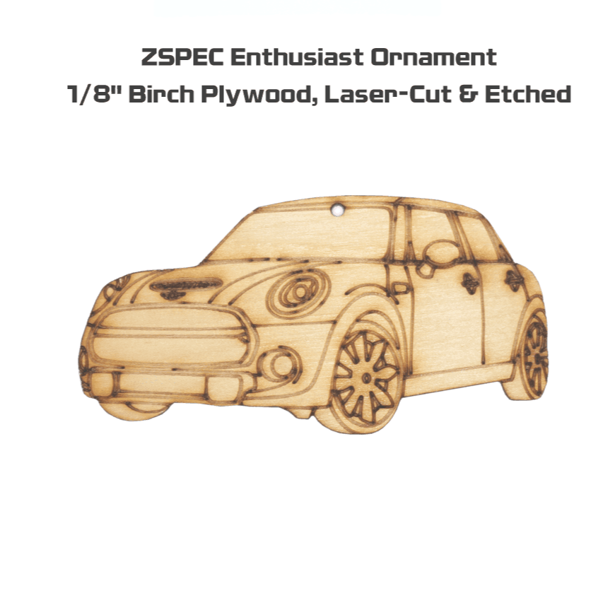 ZSPEC Laser-Engraved Birch Ornament, Style: Mini, ~5-inch Wide - ZSD-382482-  DRIVEN - 2