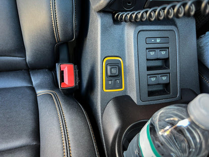 Mirror Adjustment Switch Outline Overlay - 2021+ Bronco - 21BRONCOOLMR-BO-21BRONCOOLMR-BG-21BRONCOOLMR-OR-21BRONCOOLMR-RD-21BRONCOOLMR-BL-  DRIVEN - 3