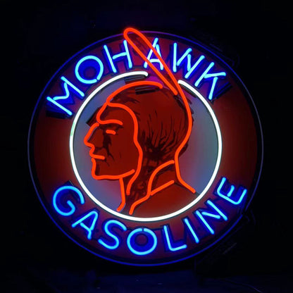 Mohawkk Gasoline Neon Signs Light - MEX079-  DRIVEN - 2