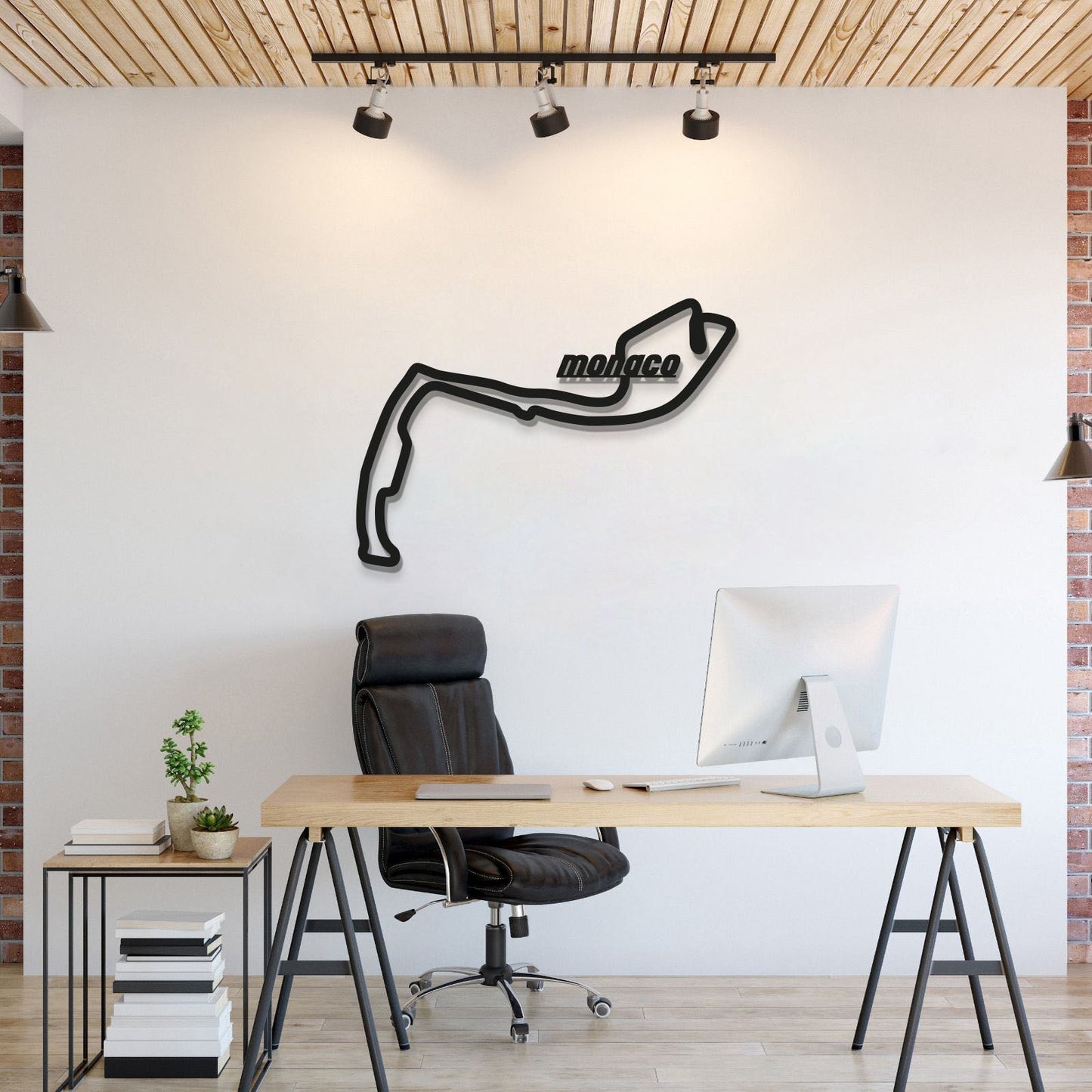 Monaco Formula 1 Metal Circuit Wall Art - MT1052 - MT1052B40-MT1052B69-MT1052B99-  DRIVEN - 1