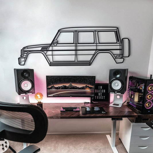 2013 AMG G63 W463 (1st Gen) Metal Car Wall Art - MT0479 - MT0479B49L-MT0479B69L-MT0479B80L-MT0479B99L-MT0479B120L-  DRIVEN - 2