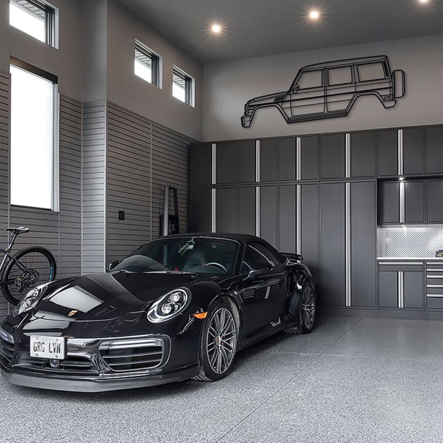 2013 AMG G63 W463 (1st Gen) Metal Car Wall Art - MT0479 - MT0479B49L-MT0479B69L-MT0479B80L-MT0479B99L-MT0479B120L-  DRIVEN - 3