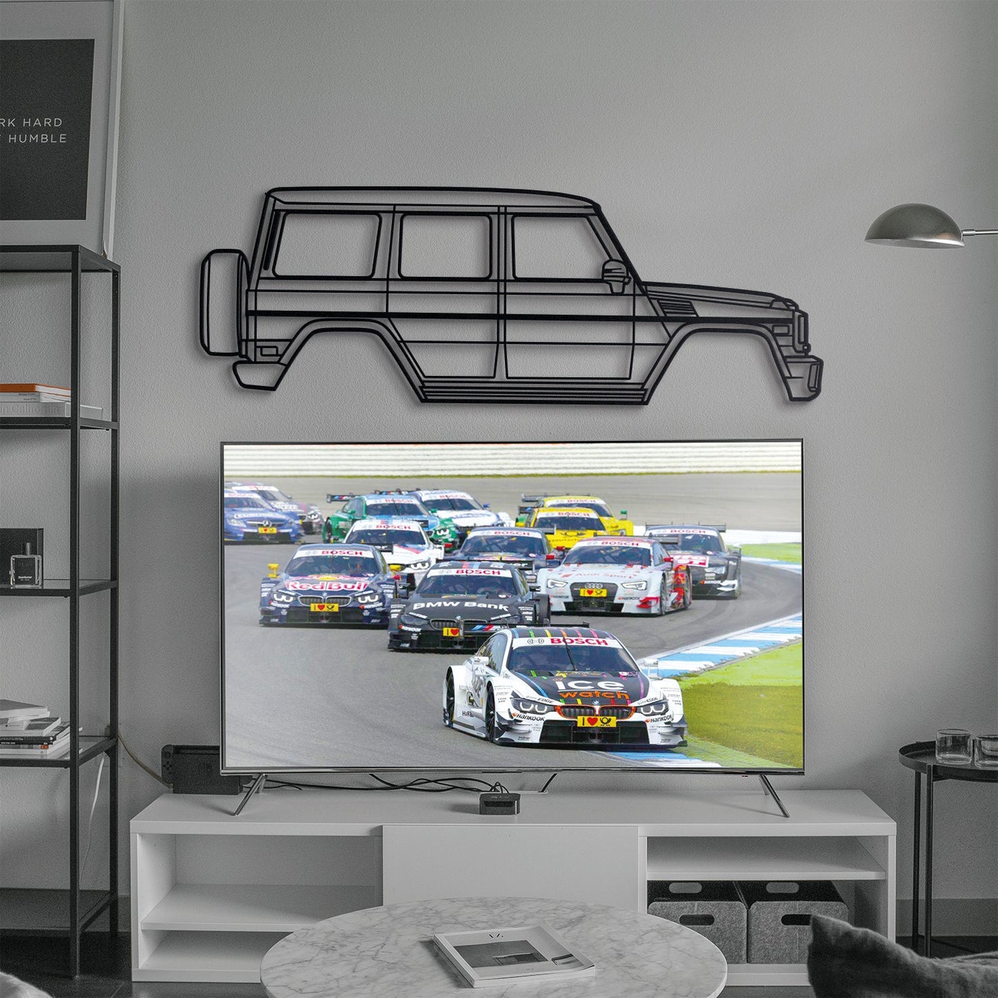 2013 AMG G63 W463 (1st Gen) Metal Car Wall Art - MT0479 - MT0479B49L-MT0479B69L-MT0479B80L-MT0479B99L-MT0479B120L-  DRIVEN - 5