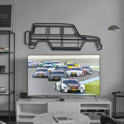 2013 AMG G63 W463 (1st Gen) Metal Car Wall Art - MT0479 - MT0479B49L-MT0479B69L-MT0479B80L-MT0479B99L-MT0479B120L-  DRIVEN - 5