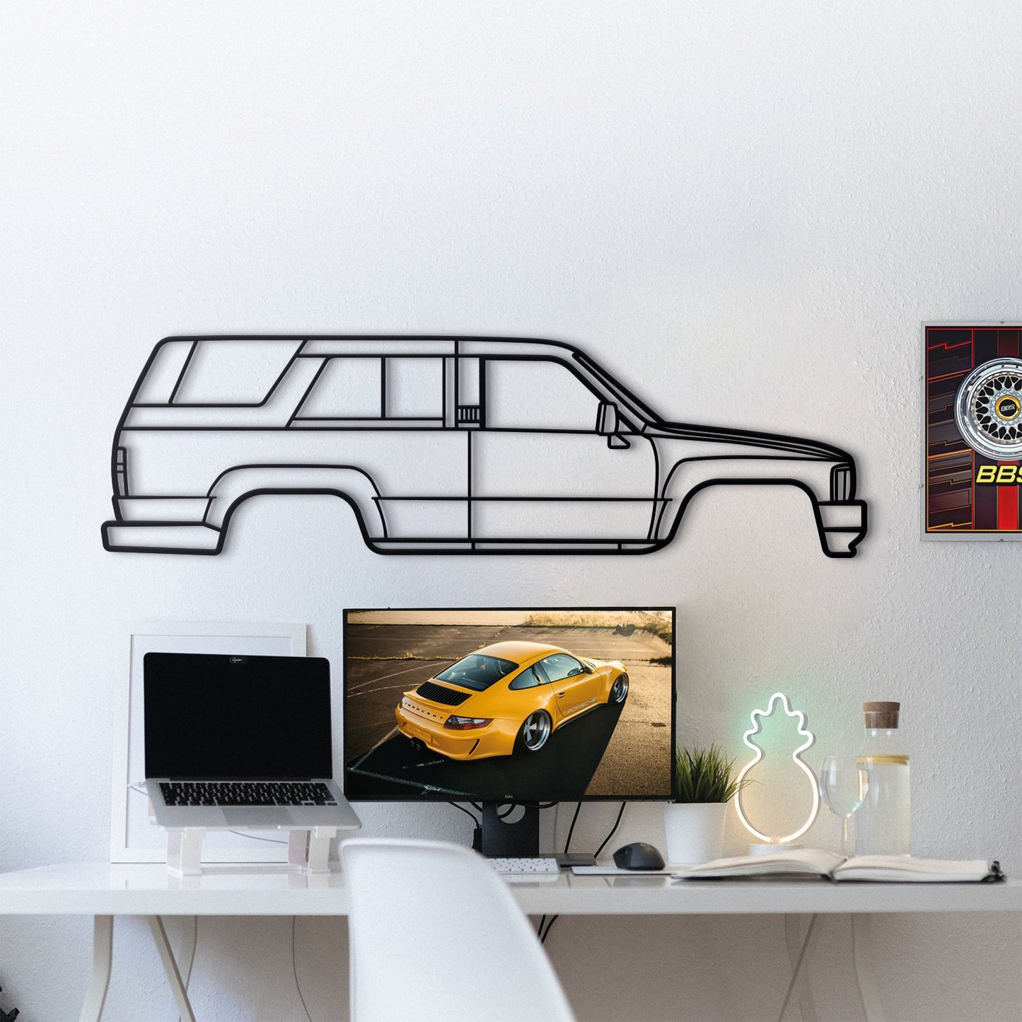 1984 4Runner 1st Gen (N60) Metal Car Wall Art - MT0201 - MT0201B49L-  DRIVEN - 8